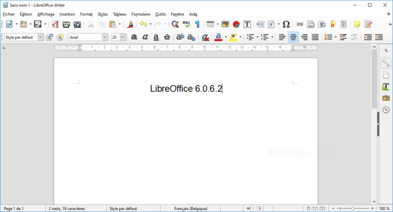 Fichier:Capture ecran LibreOffice 6.0.6.2.PNG