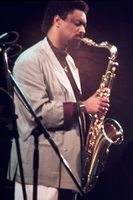 Chico Freeman (saxophone ténor), en 1989