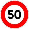 Vitesse limitée à 50 km/h