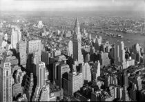 Des gratte-ciel à New York (États-Unis ; photo de 1932)