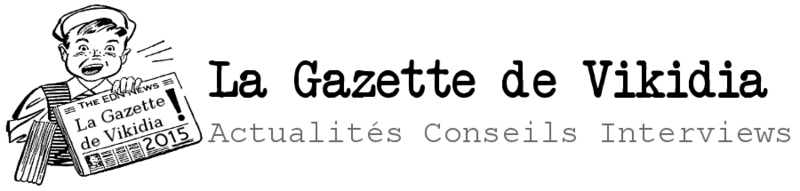 Fichier:Nouveau Logo Gazette Vikidia.png