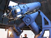 Grand télescope à miroirs de l'observatoire de La Plata, Argentine.