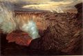 'Kilauea Caldera', oil on canvas painting by Ernst William Christmas, 1816-1818.jpg