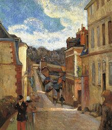 Rue Jouvenet à Rouen, 1884.
