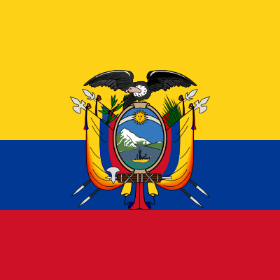 Fichier:Drapeau de la Presidence de l'Equateur.svg