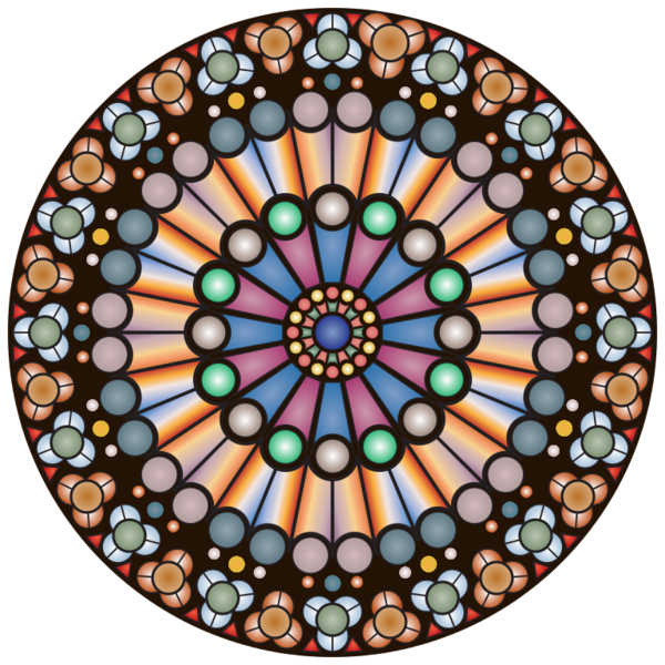 Fichier:Rose window of Notre-Dame.png