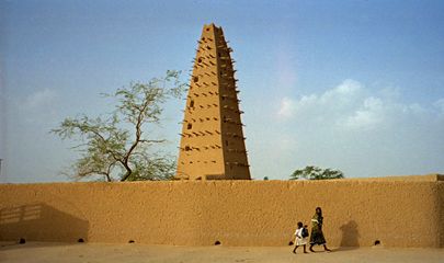 La mosquée d'Agadez (Niger).