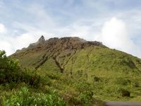 Le volcan de la Soufrière à Basse-Terre.