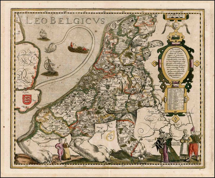 Fichier:Leo Belgicus Kaerius 1617- copie.jpg