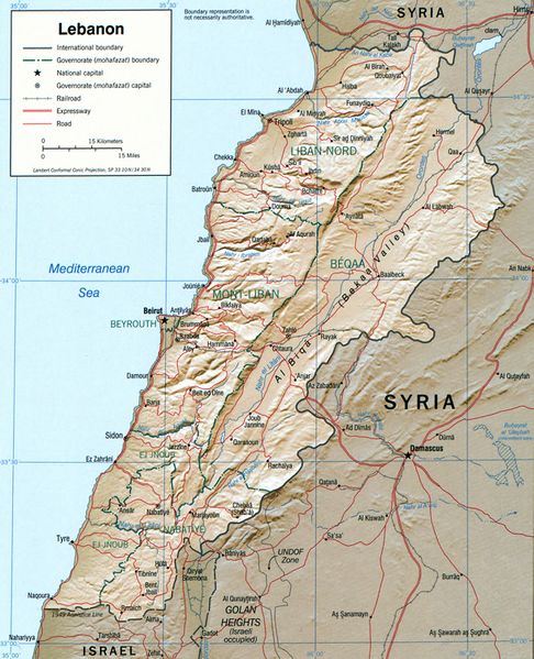 Fichier:Lebanon 2002 CIA map.jpg